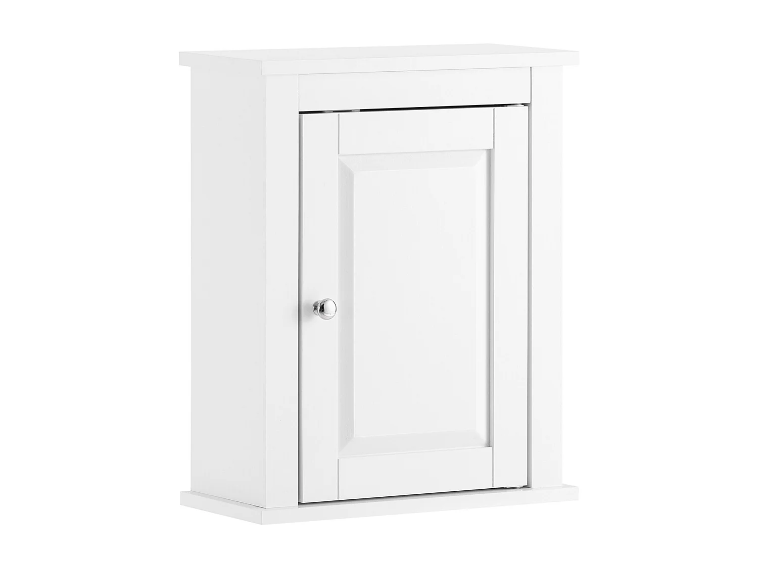 Meuble Haut De Salle De Bain - 1 Porte Placard Commode Meuble De Rangement Mural, Frg203-w