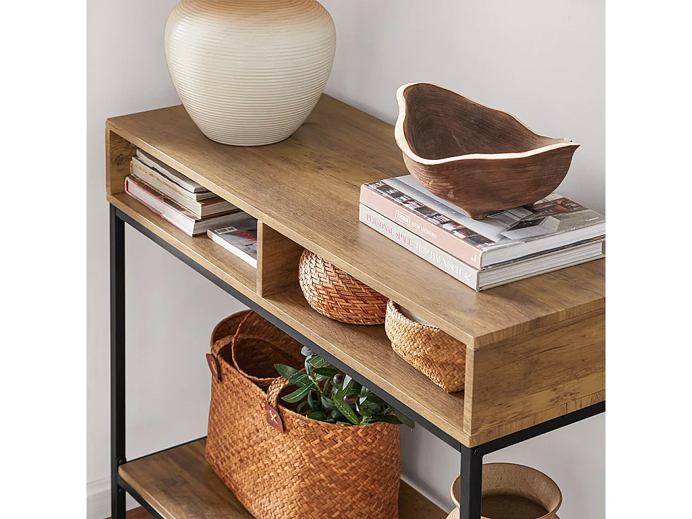 Table Console Table D’entrée Bout De Canapé Table D'appoint Buffet 100x40x80 Cm, Fsb41-f