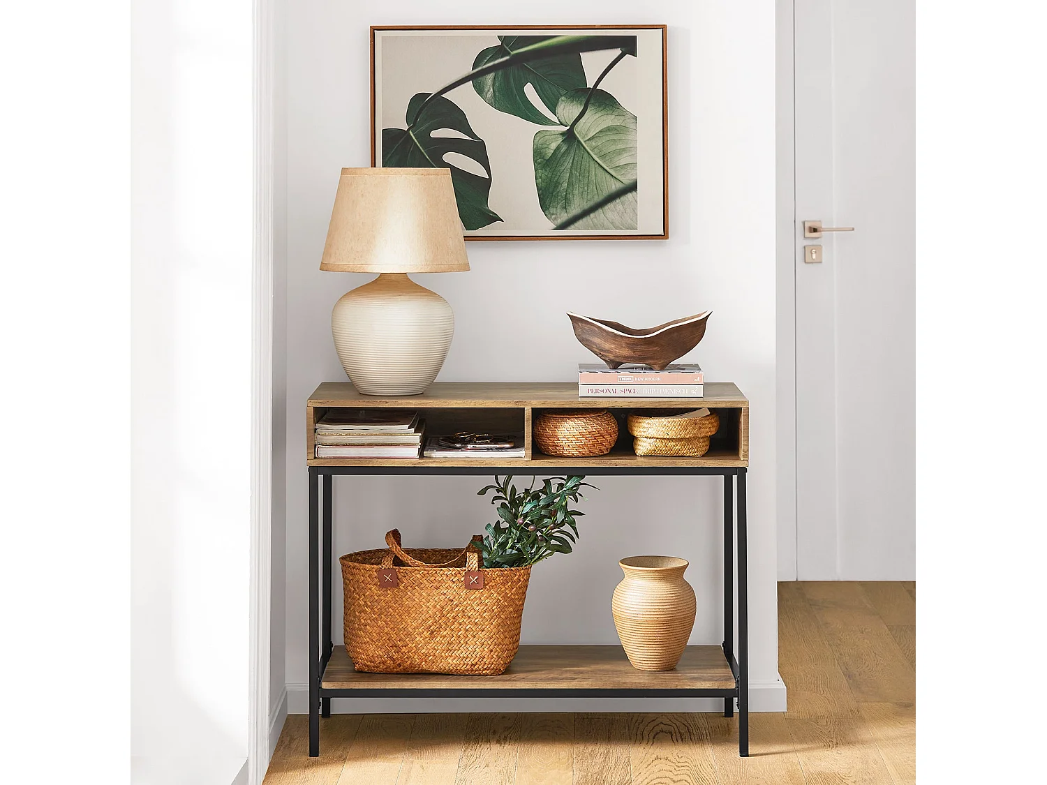 Table Console Table D’entrée Bout De Canapé Table D'appoint Buffet 100x40x80 Cm, Fsb41-f