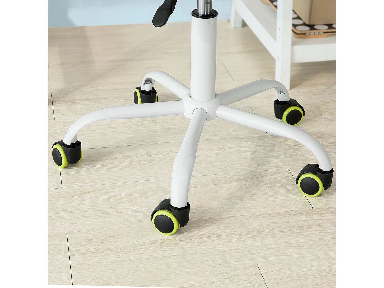 SoBuy Sedia girevoli per scrivania Sedia cameretta Altezza 46-58cm Verde FST64-GR