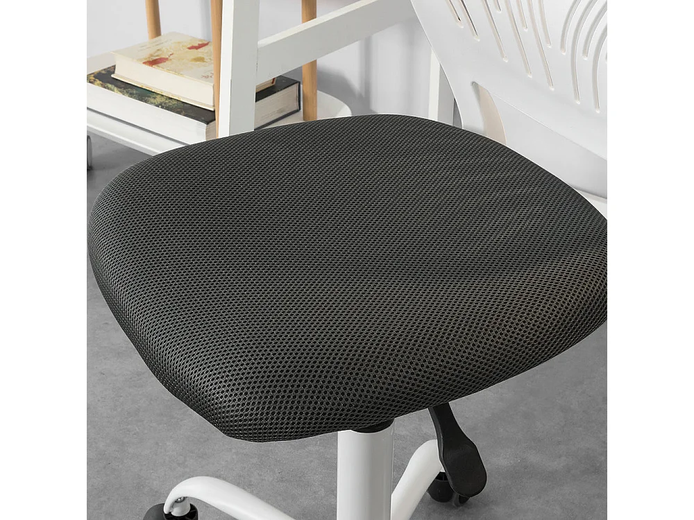 Chaise De Bureau Ergonomique Fauteuil Pivotant Chaisepour Ordinateur Hauteur Réglable Bleu, Fst64-w