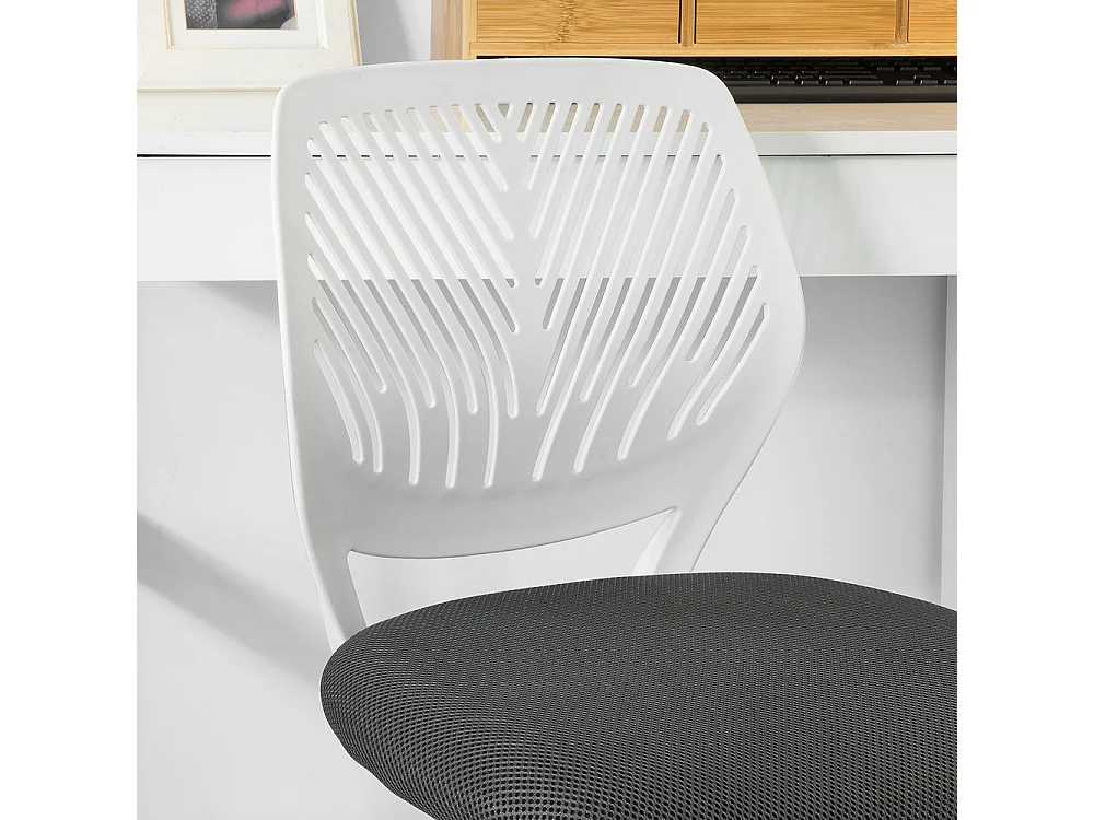 SoBuy FST64-W Ergonomische Bureaustoel kinderdraaistoel Draaistoel