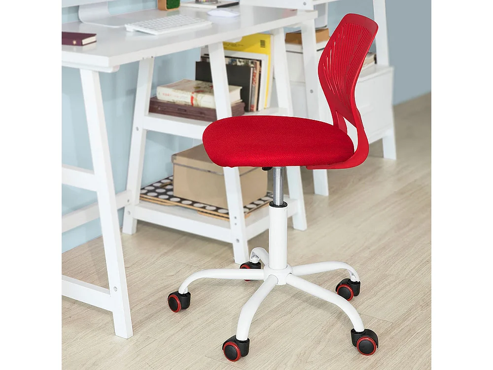 SoBuy FST64-R Ergonomische Bureaustoel kinderdraaistoel Draaistoel