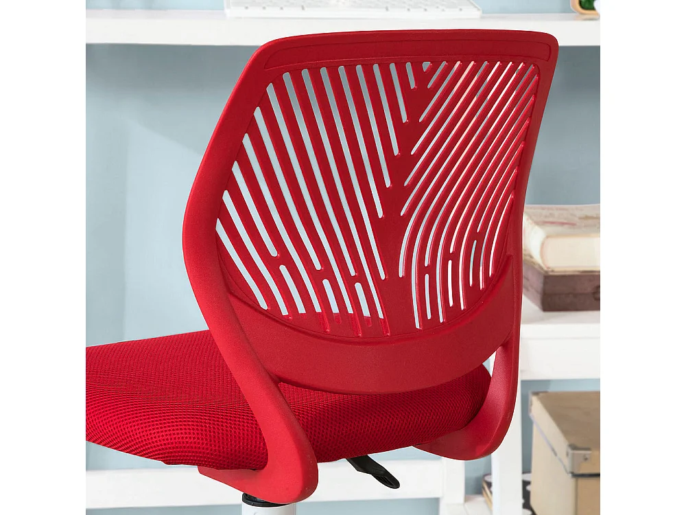 SoBuy FST64-R Ergonomische Bureaustoel kinderdraaistoel Draaistoel