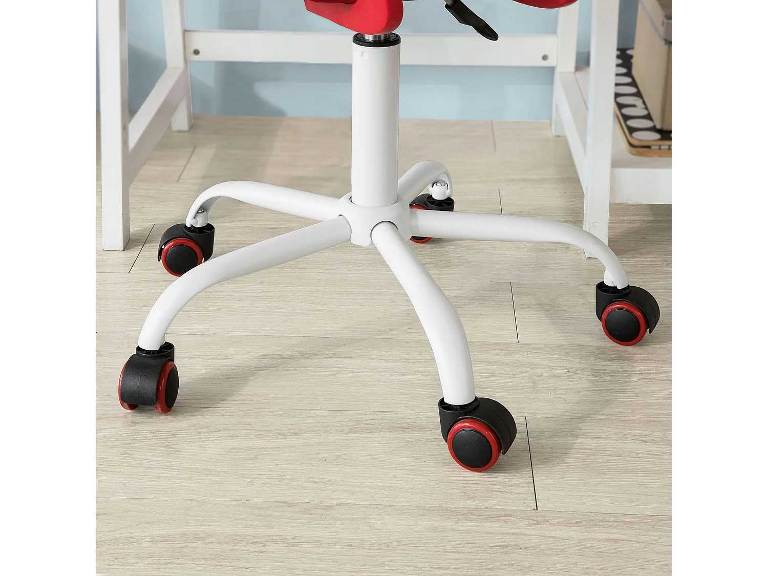 Chaise De Bureau Ergonomique Fauteuil Pivotant Chaisepour Ordinateur Hauteur Réglable Bleu, Fst64-r