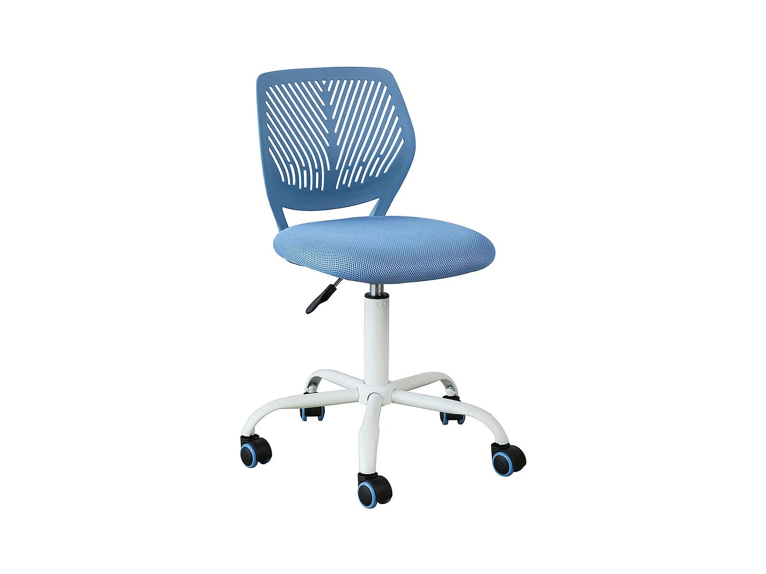 Chaise De Bureau Ergonomique Fauteuil Pivotant Chaisepour Ordinateur Hauteur Réglable Bleu, Fst64-bl