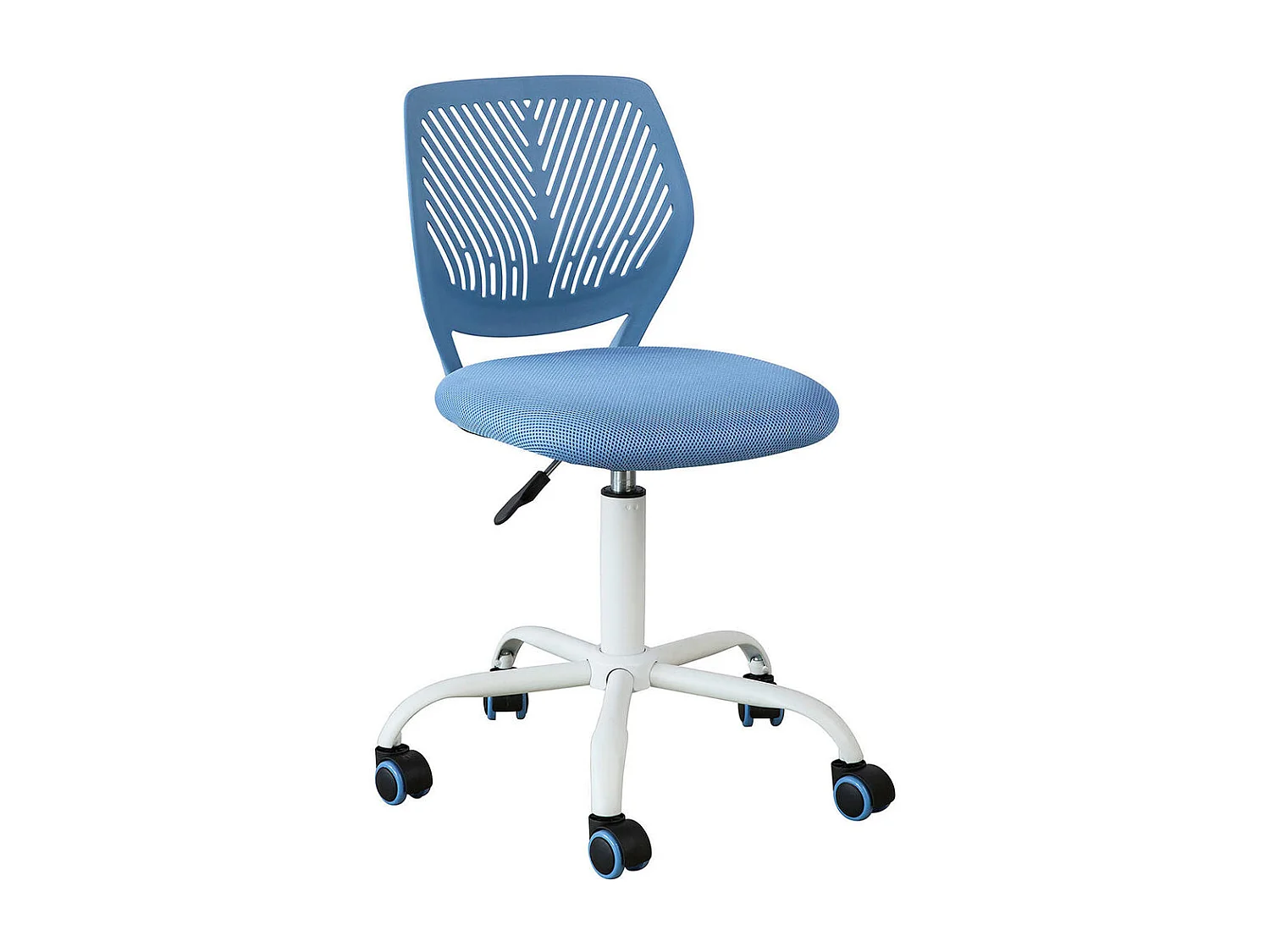 Chaise De Bureau Ergonomique Fauteuil Pivotant Chaisepour Ordinateur Hauteur Réglable Bleu, Fst64-bl