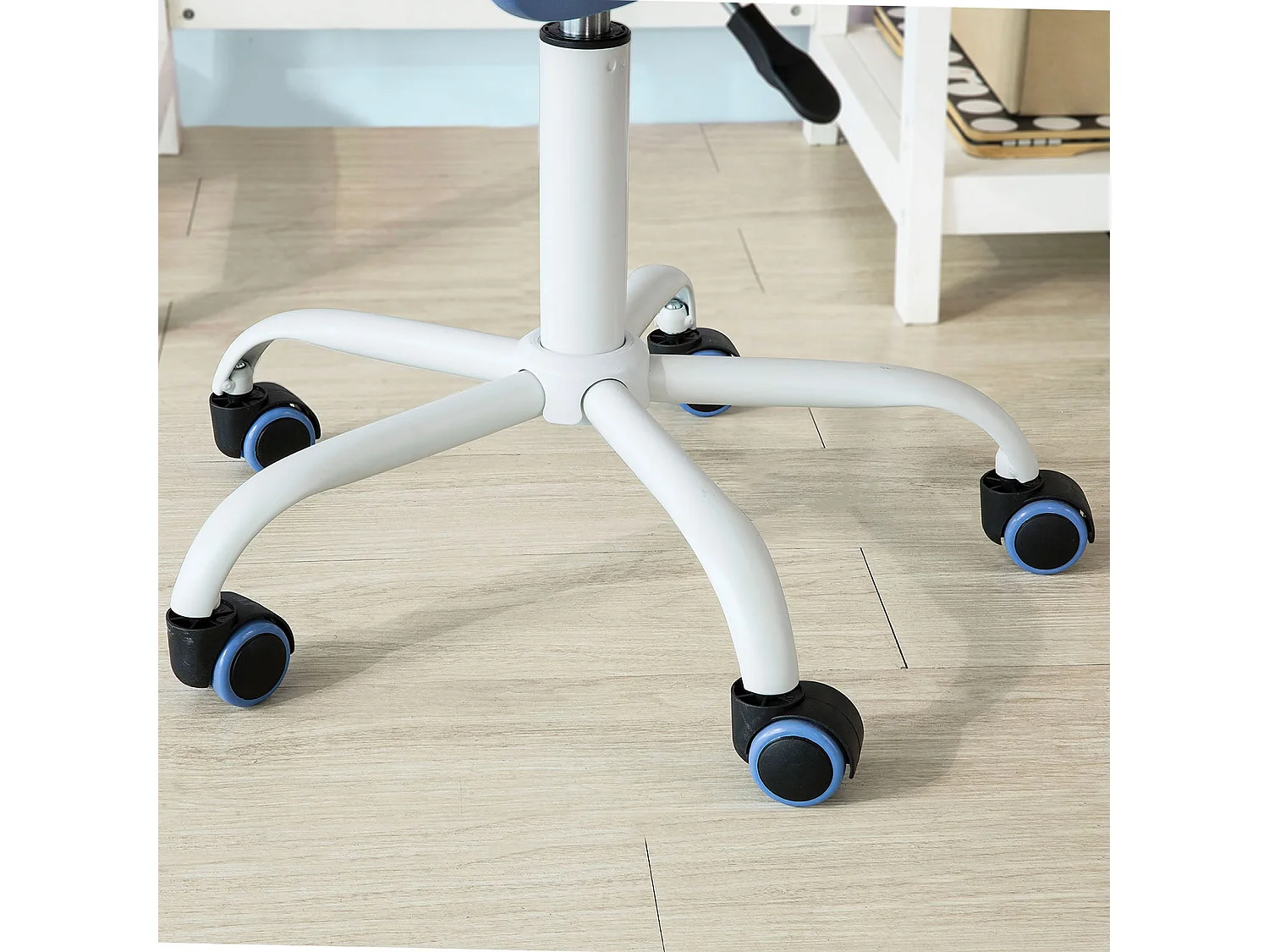 Chaise De Bureau Ergonomique Fauteuil Pivotant Chaisepour Ordinateur Hauteur Réglable Bleu, Fst64-bl