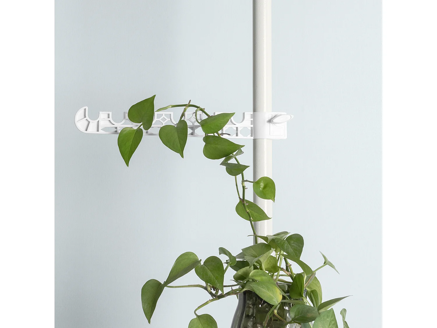 SoBuy KLS09-W telescopische metalen bloempot houder plank plantenhouder telescopische steel display plantenhouder