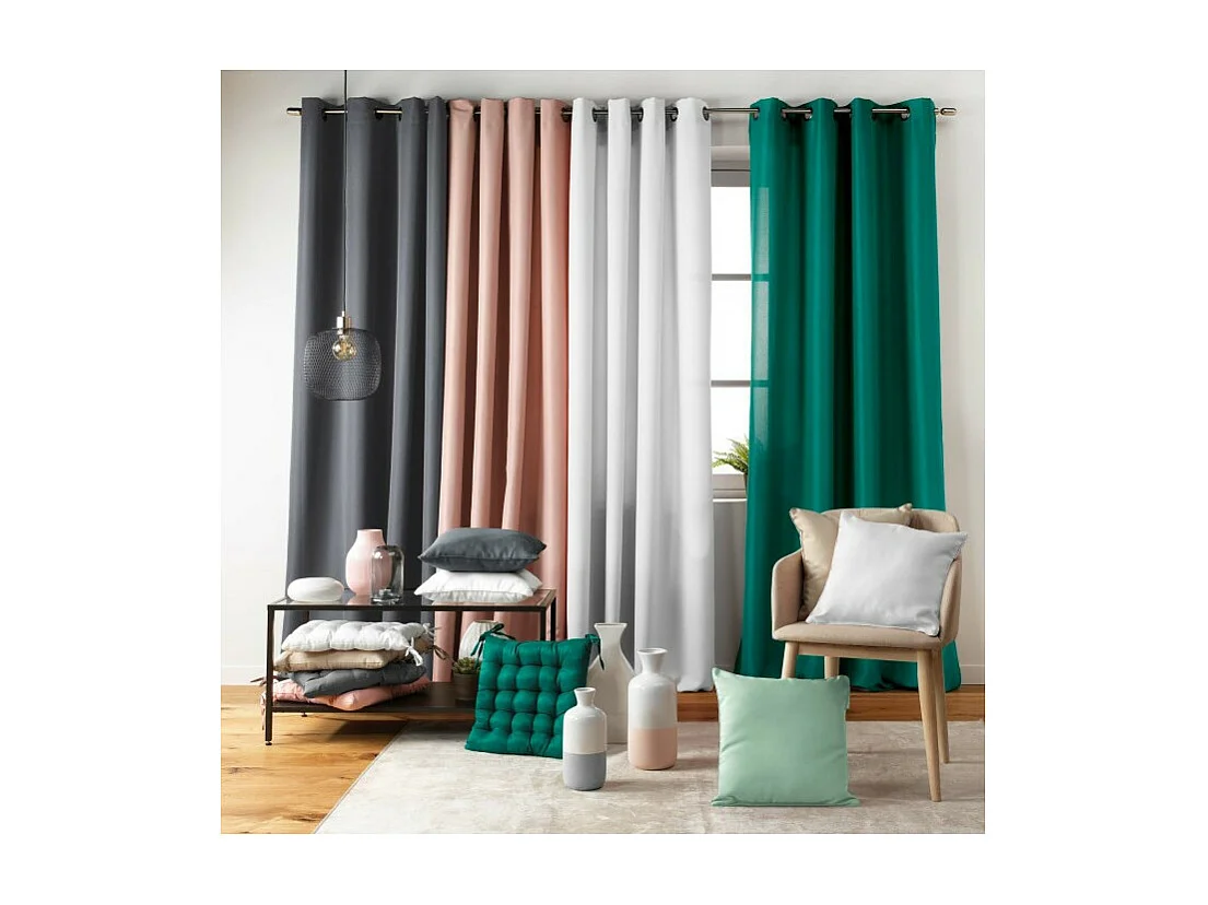 Galette de Chaise Matelassée "Essentiel" 40x40cm Terracotta