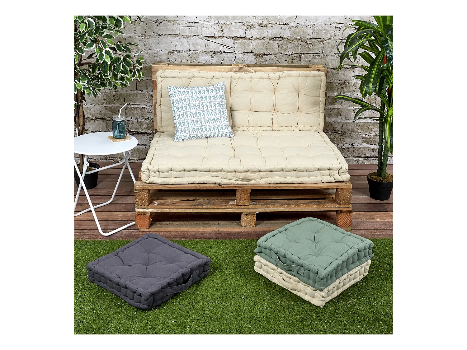 Matelas De Sol Beige 120x40cm