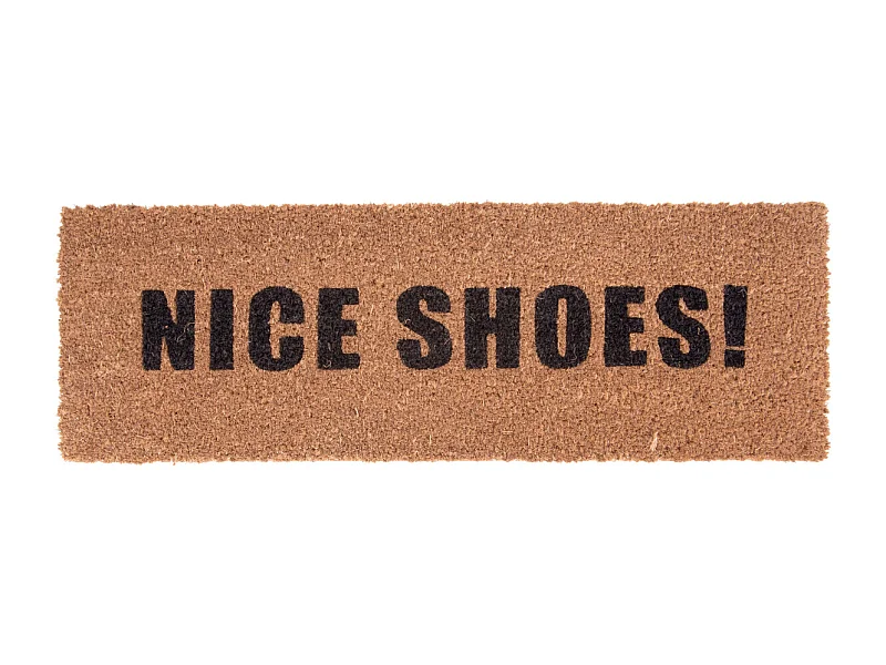 Fußmatte aus Kokosfaser "Nice shoes"