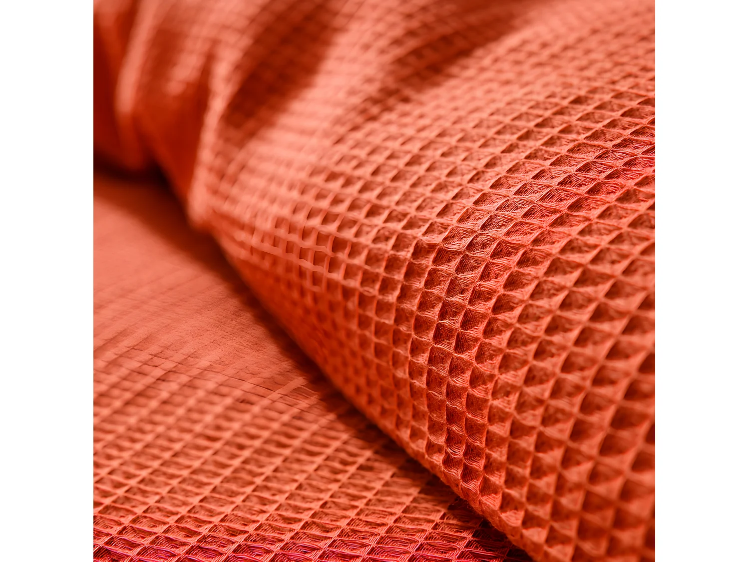 Parure de couette "Nid d'abeille" 240 x 220 pour lit 2 Places 140 à 160 cm