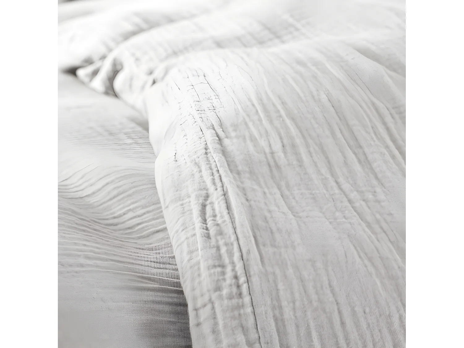 Parure de couette "Noah" Gaze de Coton 140 x 200 pour lit 1 place