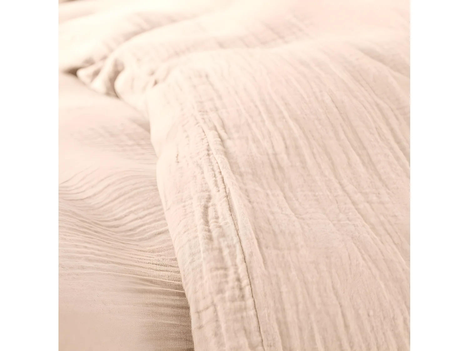 Parure de couette "Noah" Gaze de Coton 140 x 200 pour lit 1 place