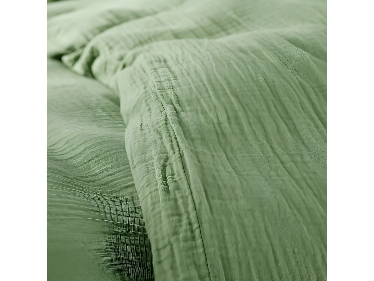 Parure de couette "Noah" Gaze de Coton 240 x 220 pour lit 2 Places 140 à 160 cm