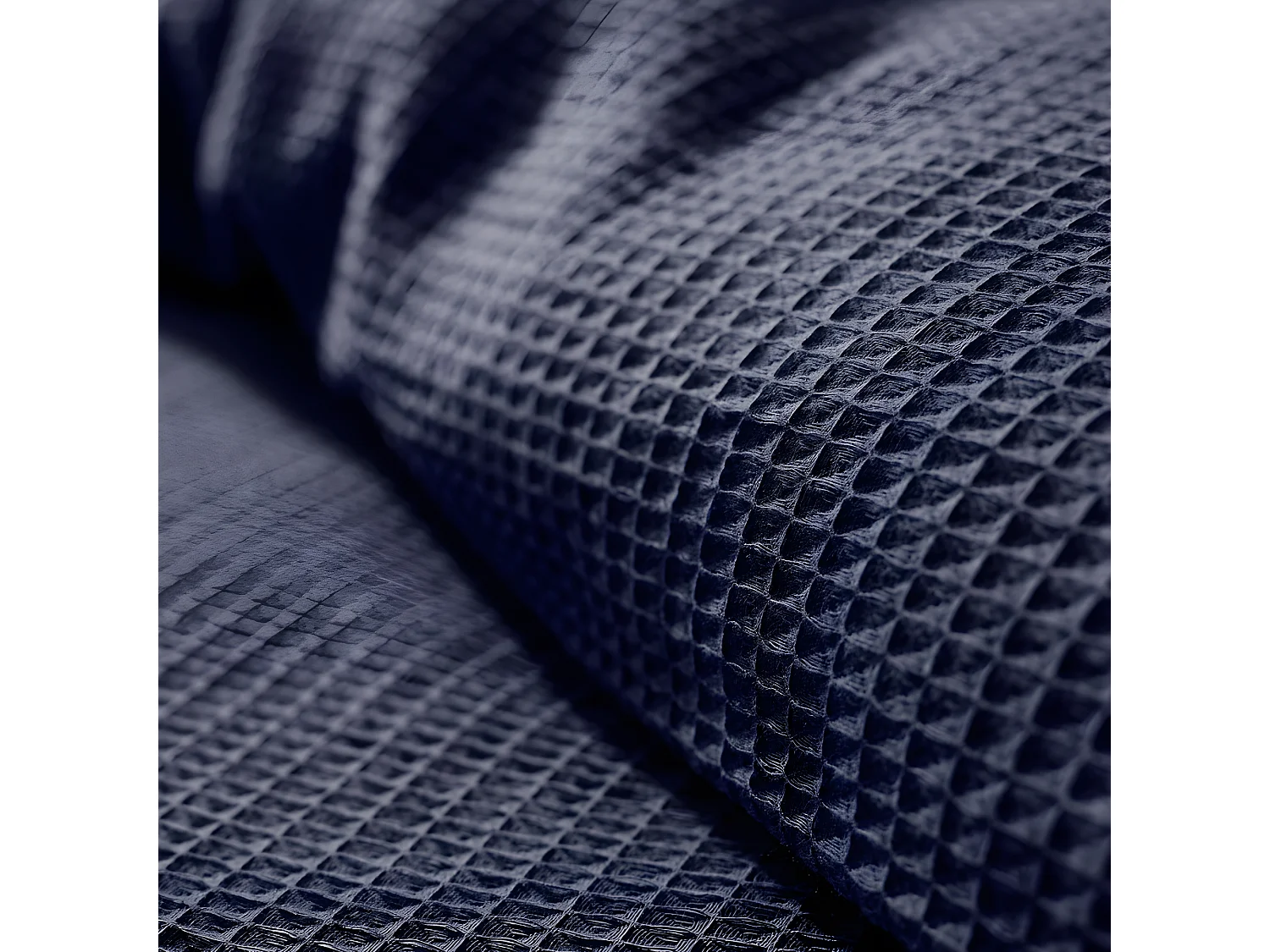 Parure de couette "Nid d'abeille" 260 x 240 pour lit 2 Places "King Size" 160 à 180 cm