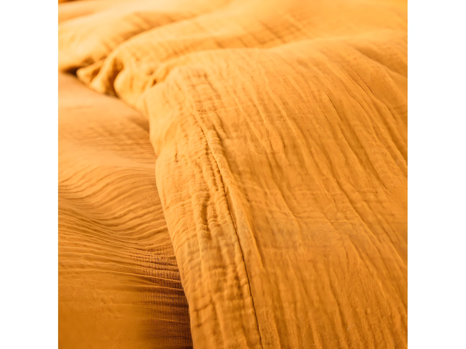 Parure de couette "Noah" Gaze de Coton 240 x 220 pour lit 2 Places 140 à 160 cm