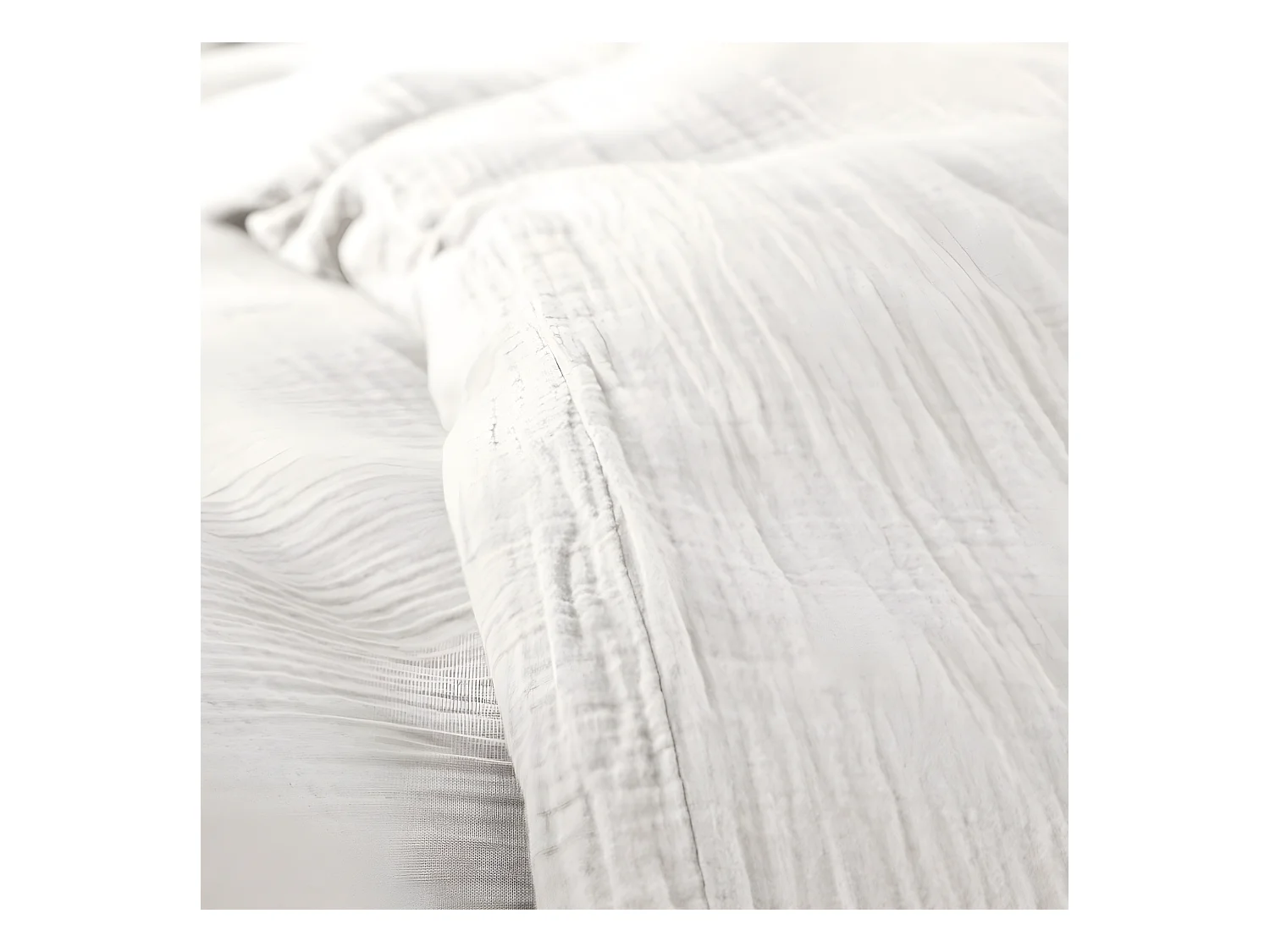 Parure de couette "Noah" Gaze de Coton 260 x 240 pour lit 2 Places "King Size" 160 à 180 cm