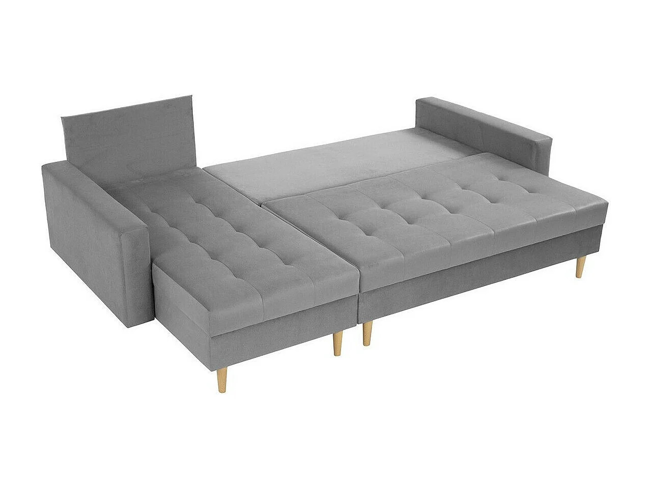 Canapé réversible positionnable en angle gauche ou droit au choix.