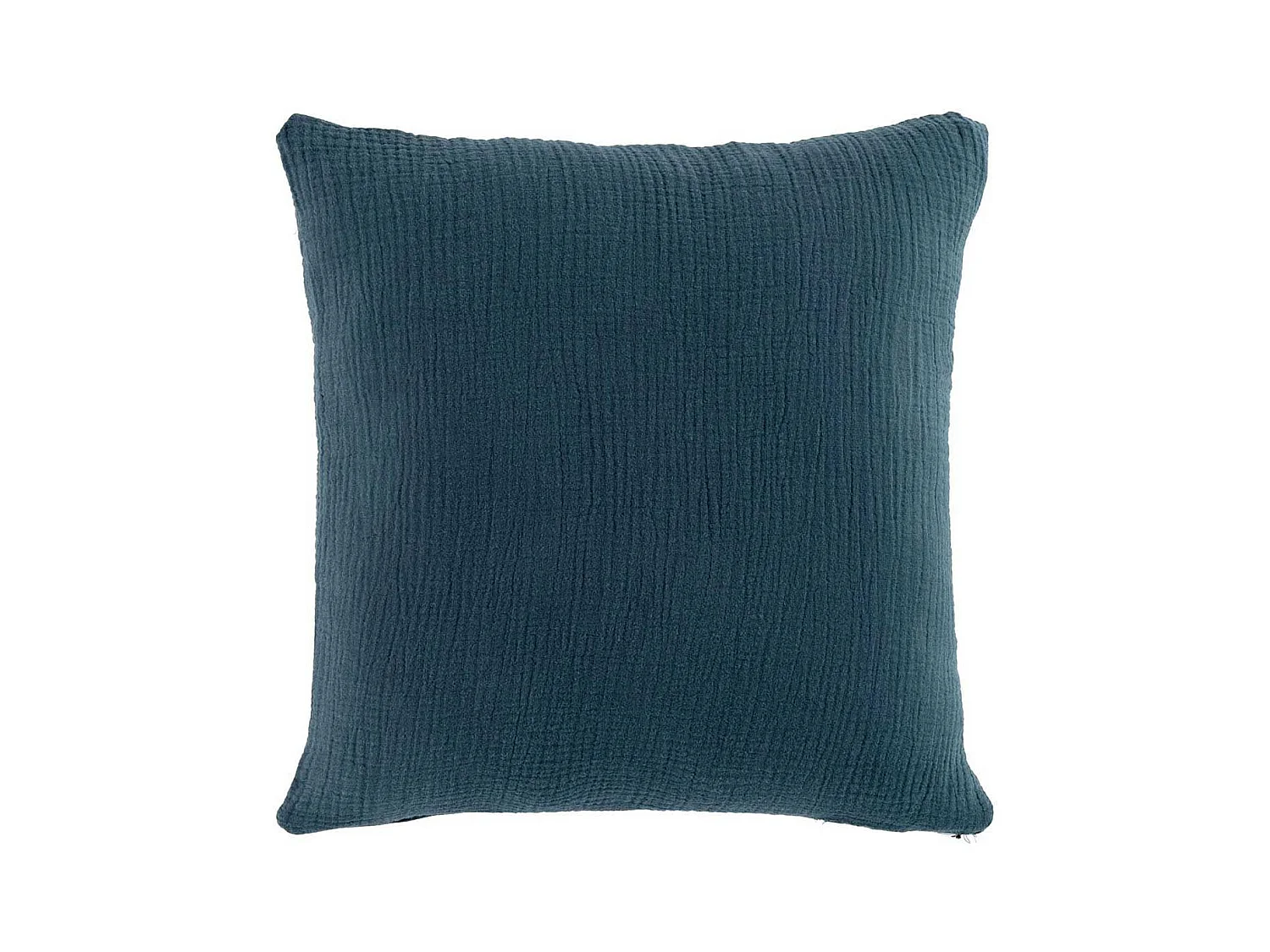 Coussin Déco Uni "Angelia" 40x40cm Bleu Marine