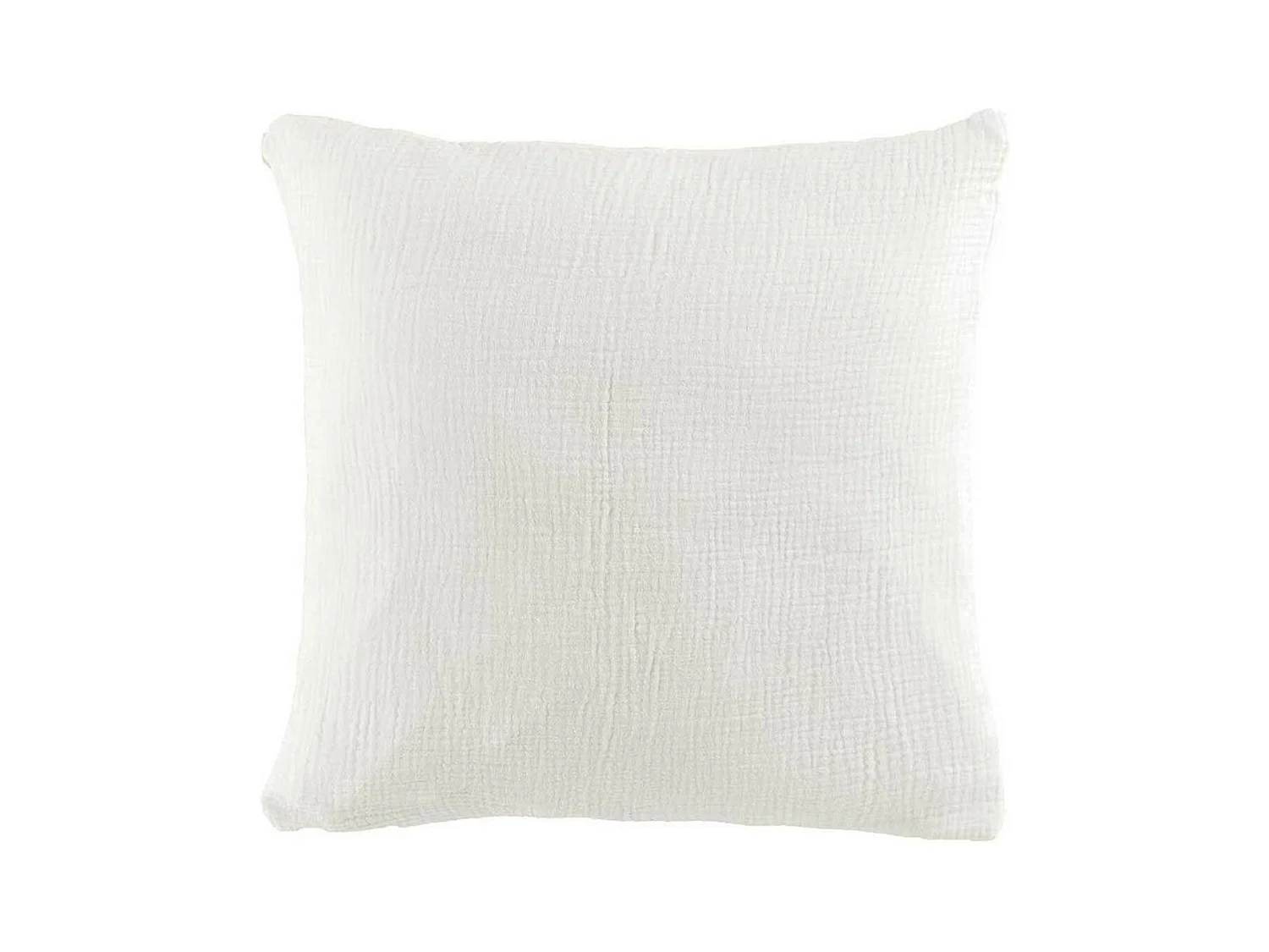 Coussin Déco Uni "Angelia" 40x40cm Blanc