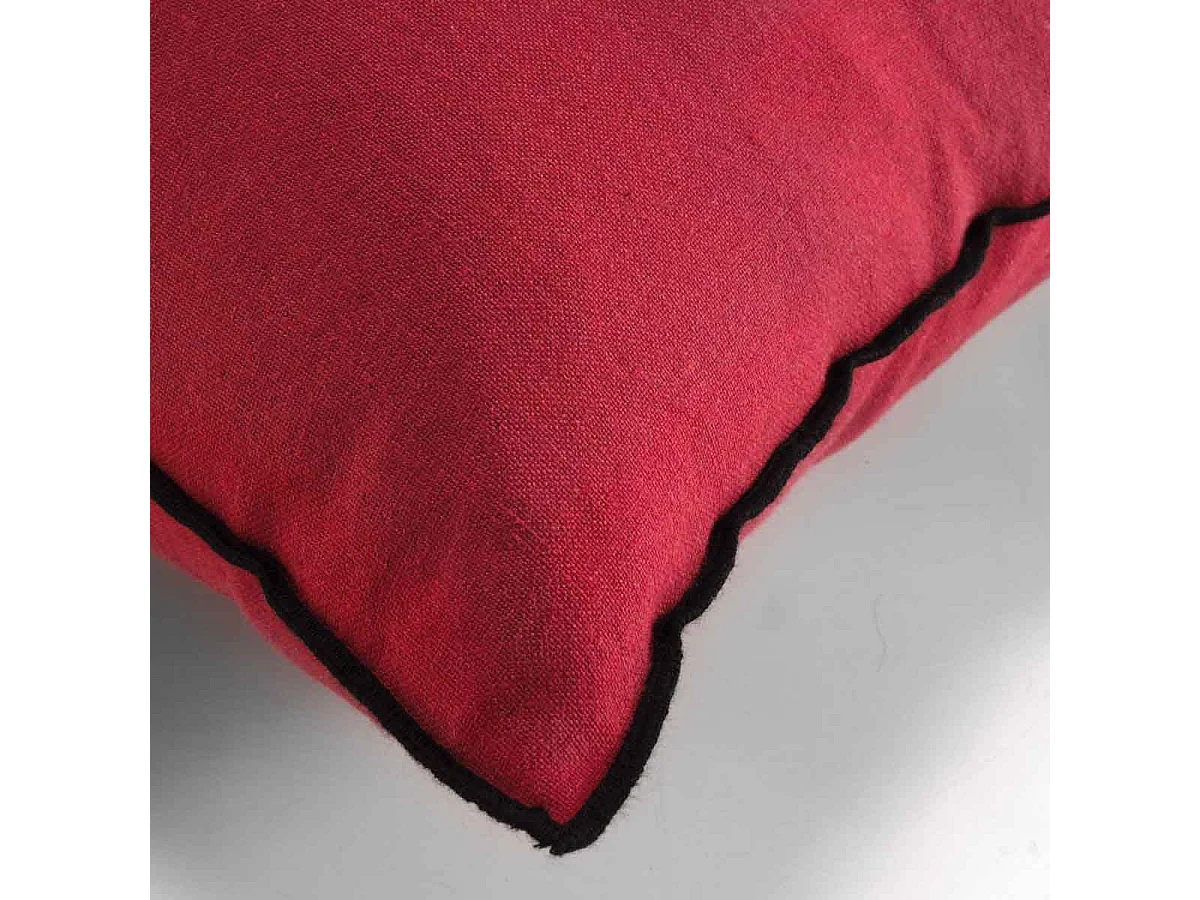 Coussin Déco "Mistraline" 40x60cm Bordeaux