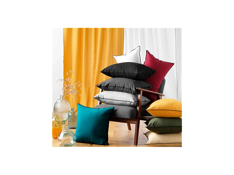 Coussin Déco "Mistraline" 40x60cm Bordeaux