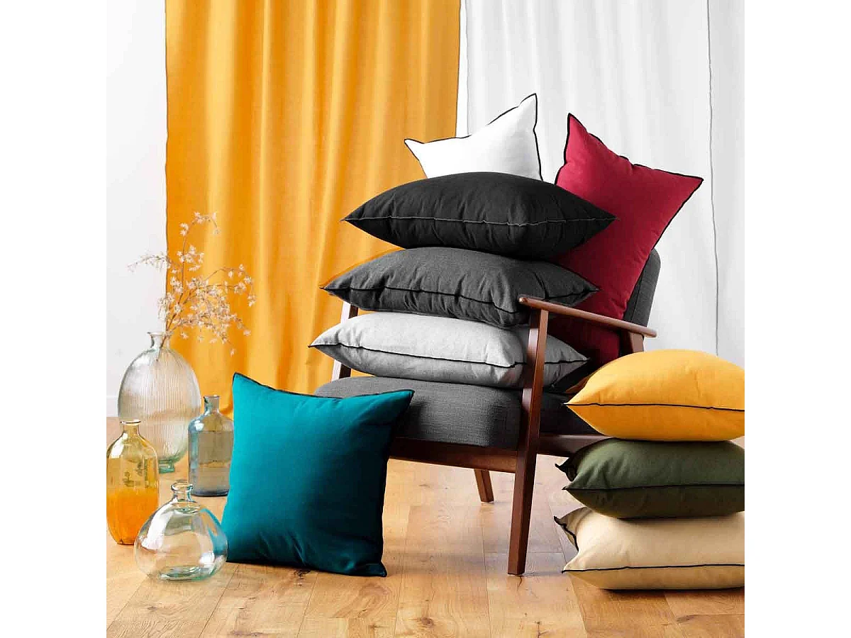 Coussin Déco "Mistraline" 40x60cm Kaki