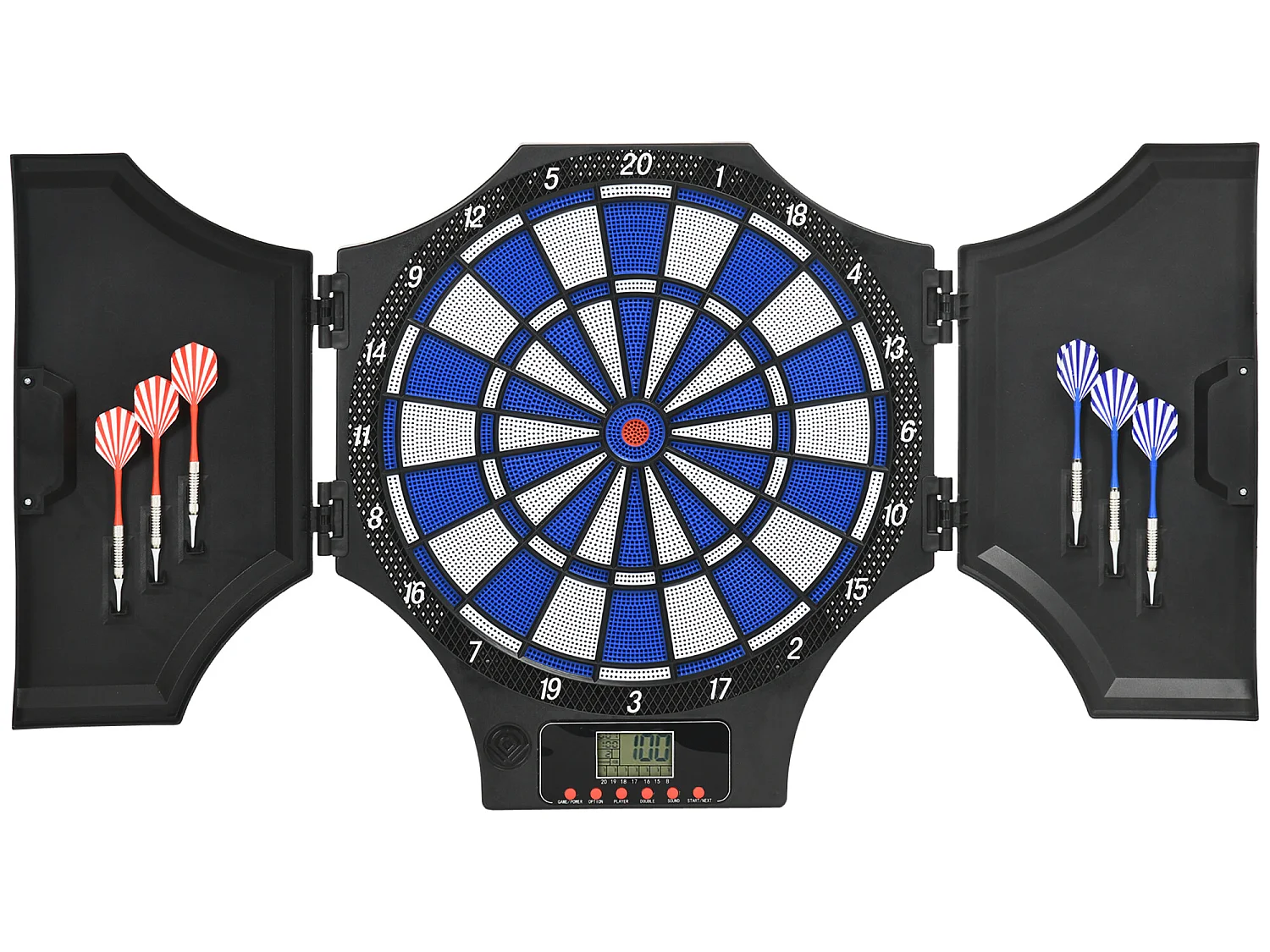 Diana electrónica negro 83x45x4 cm SPORTNOW