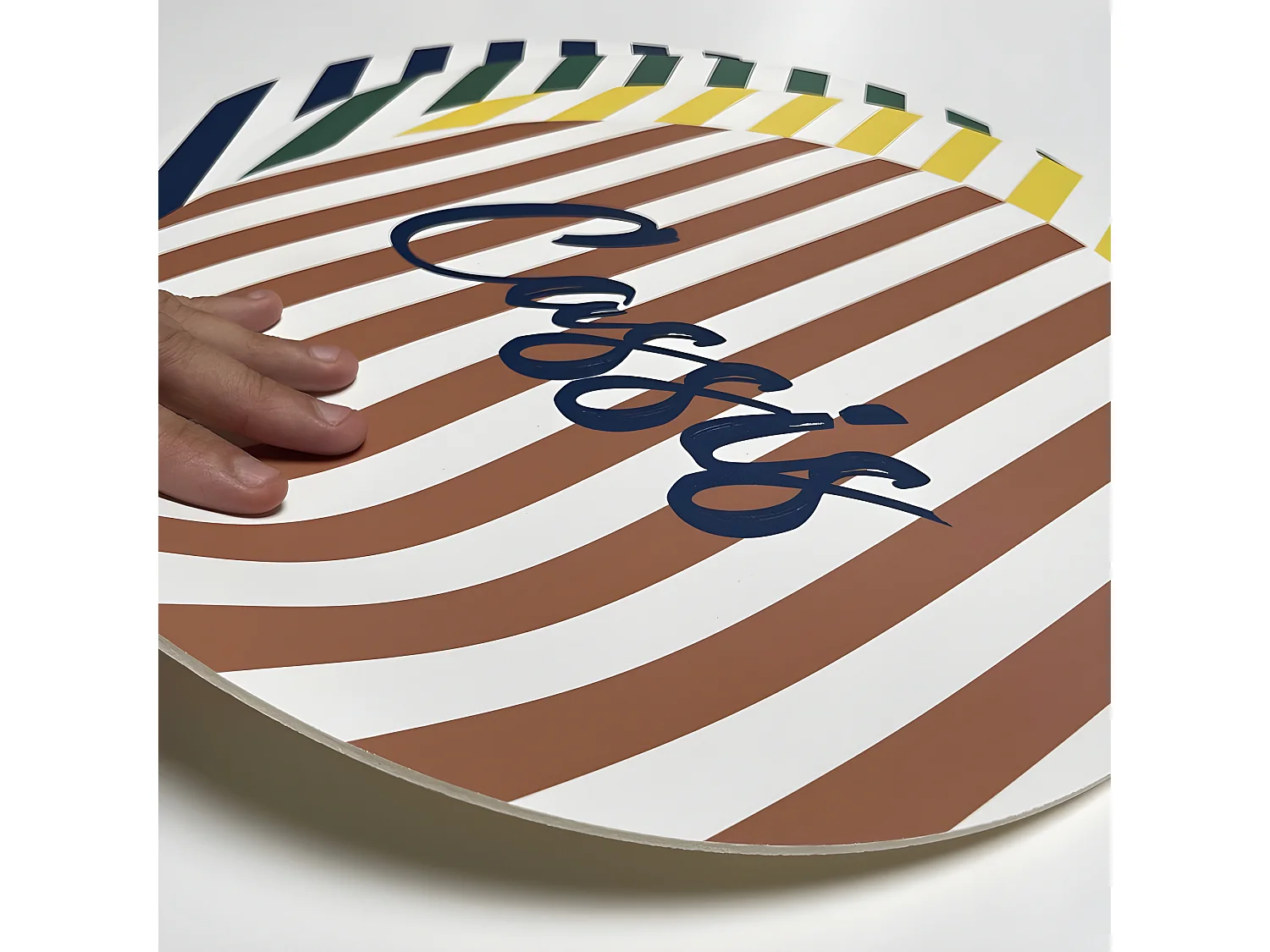 Lot de 4 sets de table L 38xl 38cm - Mix French Riviera - Vinyle