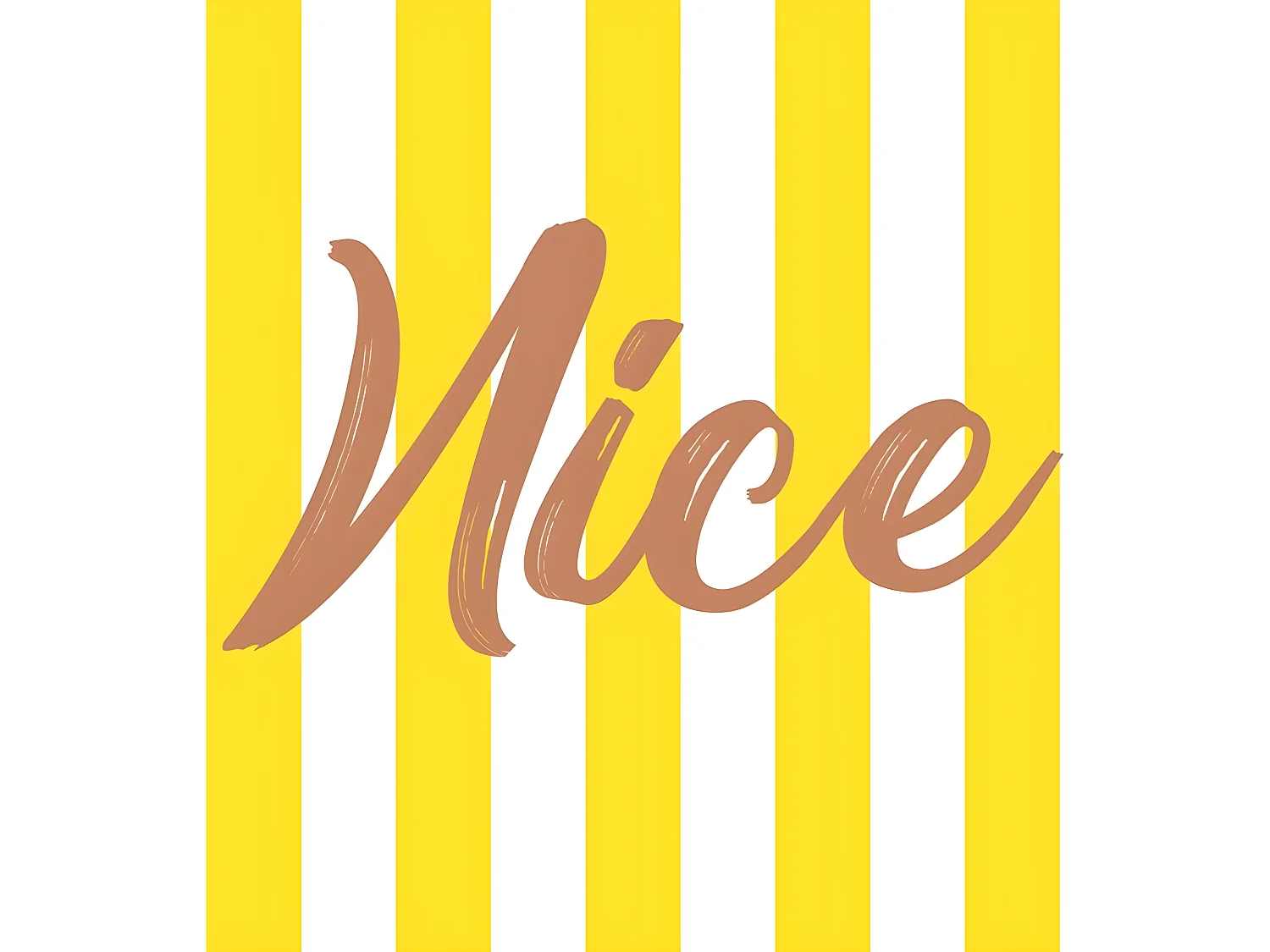 Lot de 4 sets de table L 38xl 38cm - Mix French Riviera - Vinyle