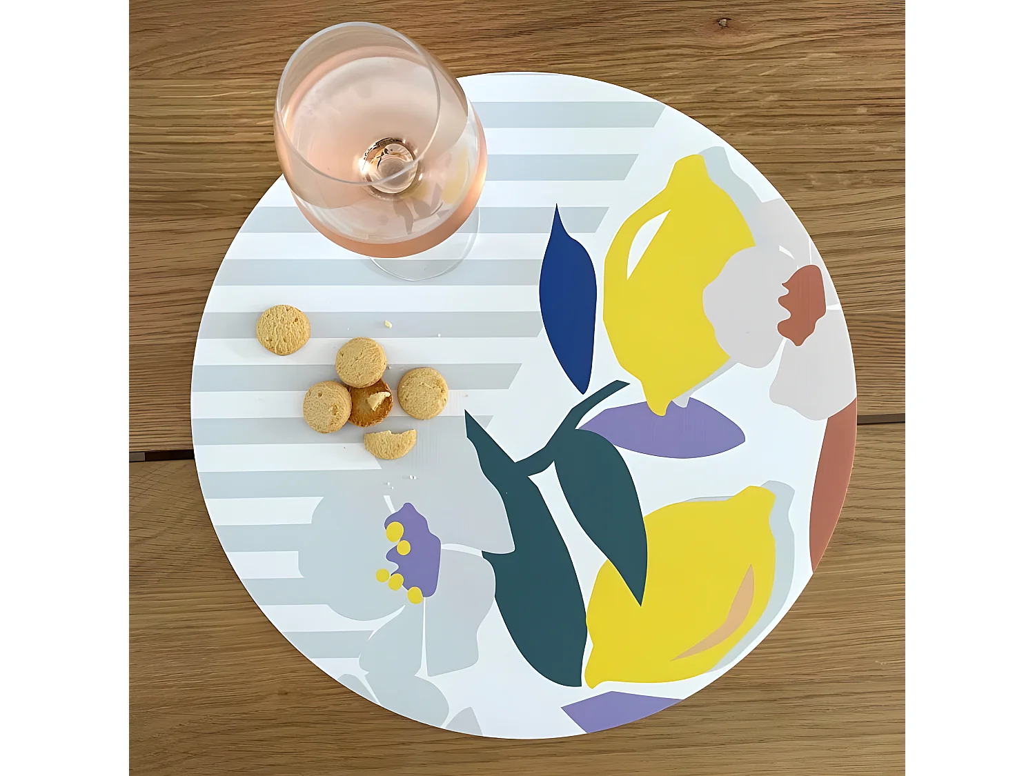 Lot de 4 sets de table L 38xl 38cm - Fraicheur - Vinyle