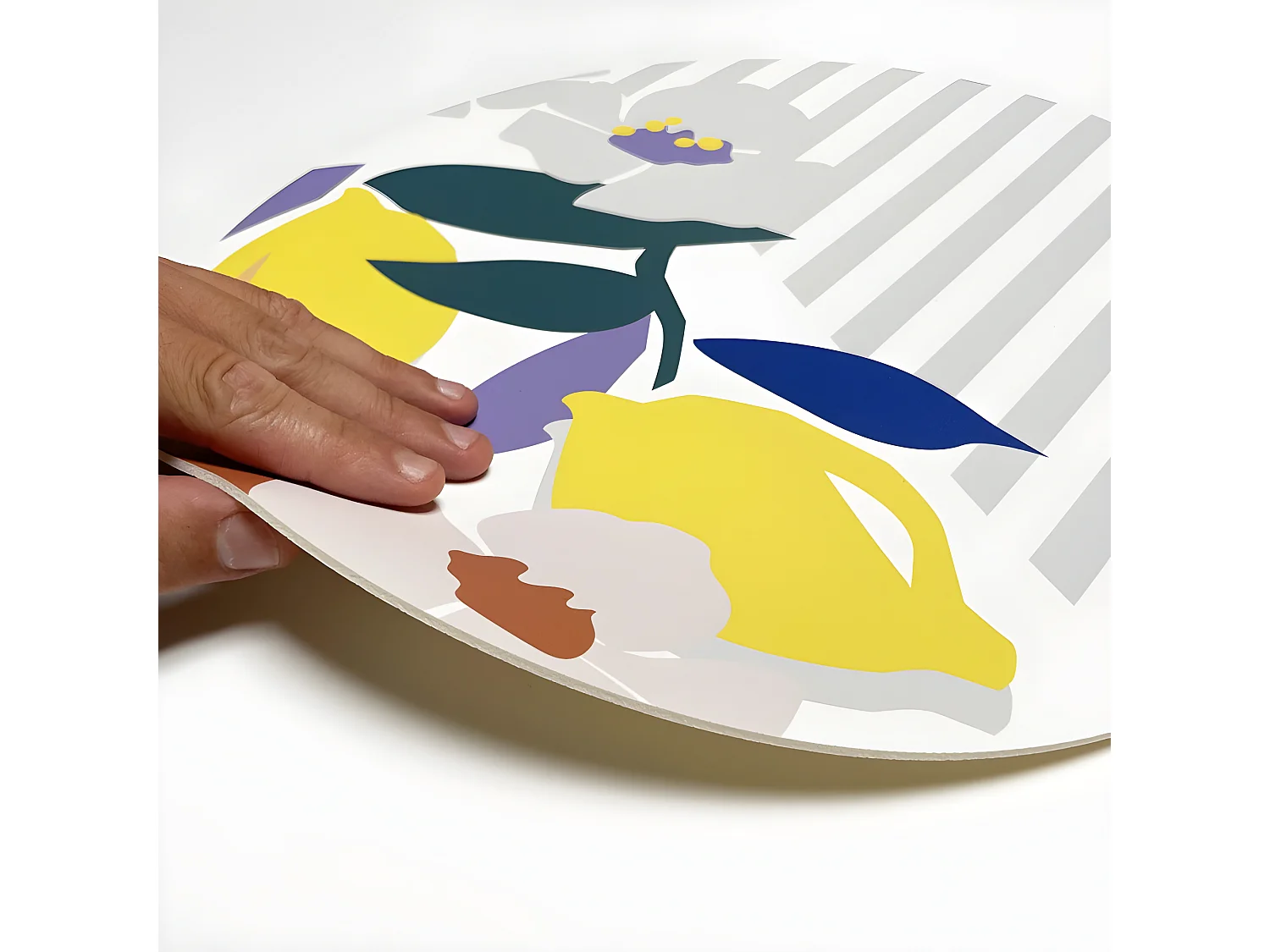 Lot de 4 sets de table L 38xl 38cm - Fraicheur - Vinyle