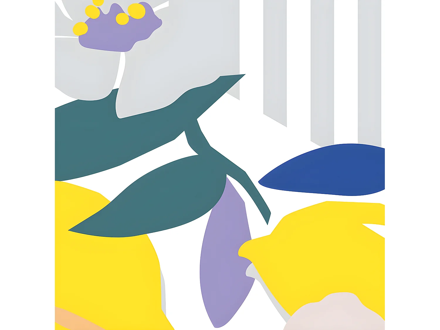 Lot de 4 sets de table L 38xl 38cm - Fraicheur - Vinyle