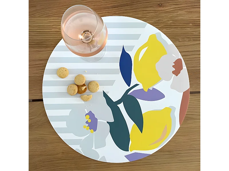 Lot de 4 sets de table L 38xl 38cm - Fraicheur - Vinyle