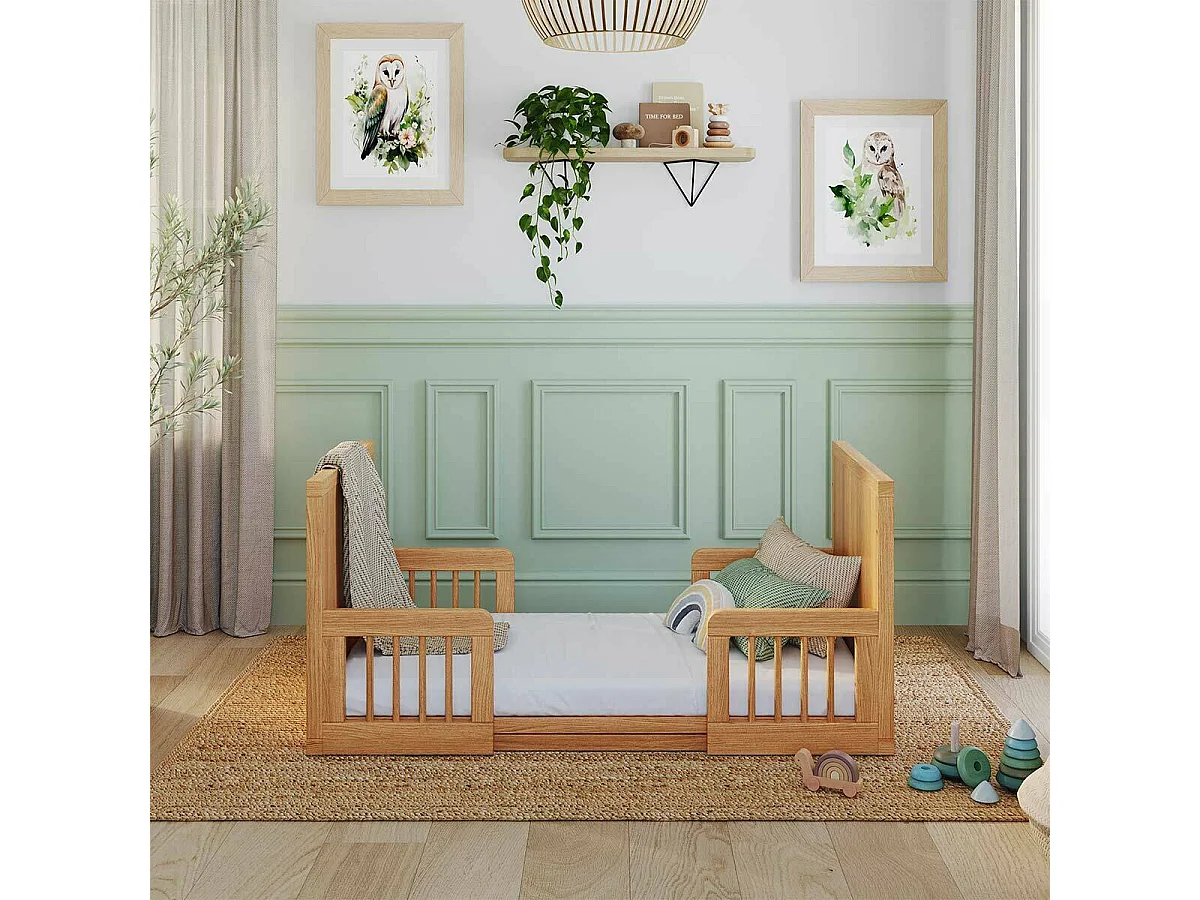 Chambre complète Montessori bébé 70x140 cm bois massif bois MARLEY