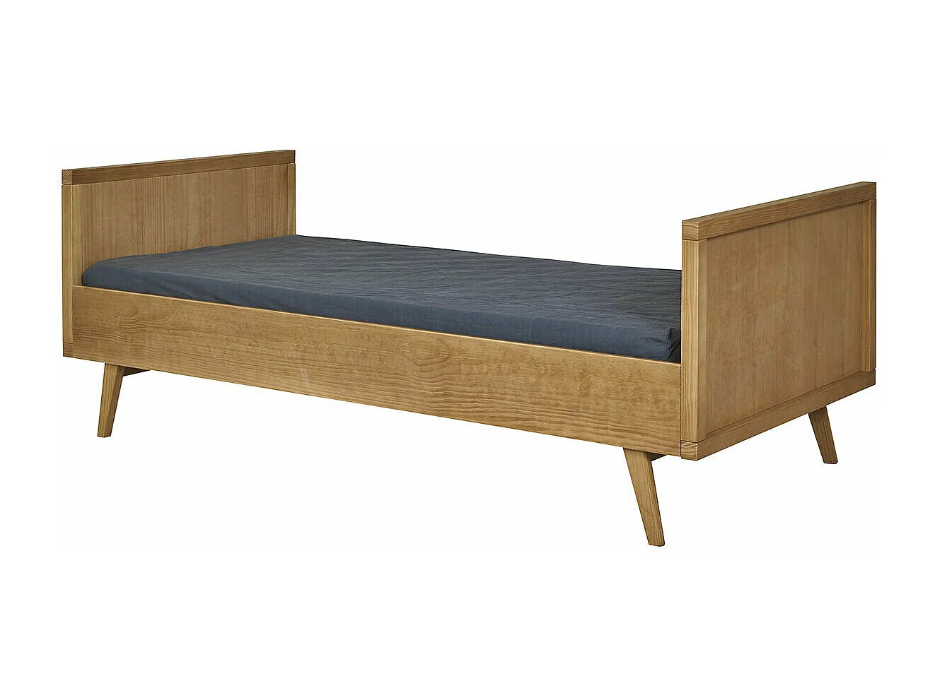 Lit banquette 90x190 cm bois massif bois MARLEY