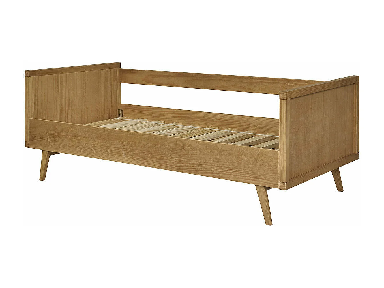 Lit banquette 90x190 cm bois massif bois MARLEY