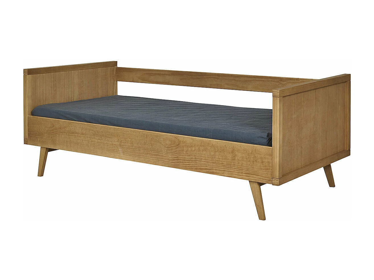 Lit banquette 90x190 cm bois massif bois MARLEY