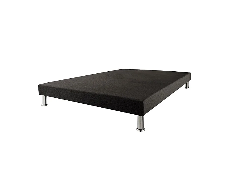 Sommier tapissier + jeu de pieds 140x200 Deco