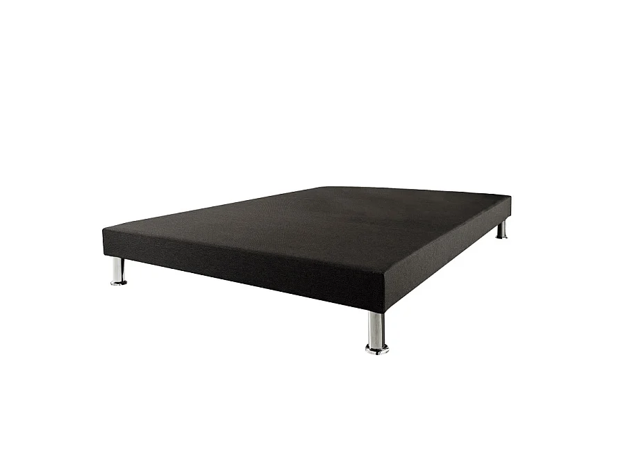 Sommier tapissier + jeu de pieds 140x200 Deco