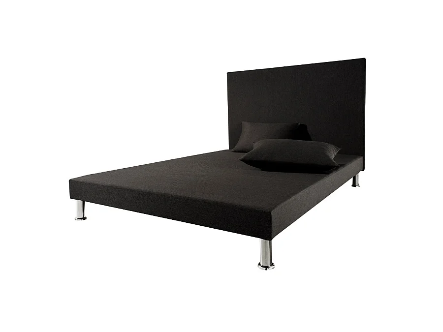 Sommier tapissier + Tête + jeu de pieds 140x200 Deco