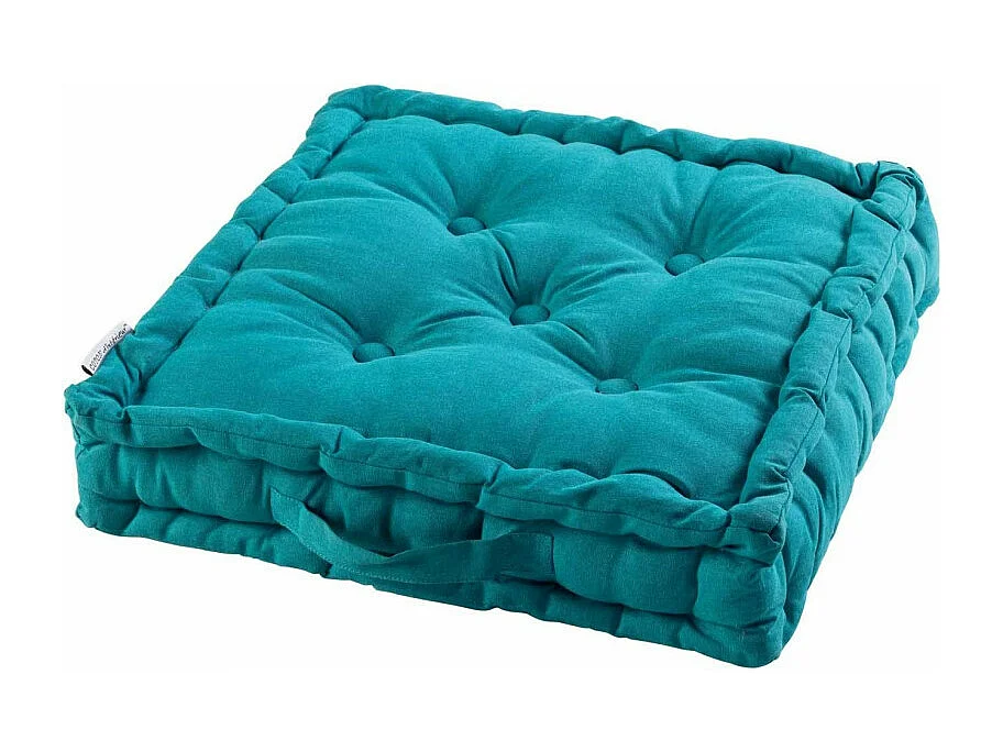 Coussin de Sol Déco "Panama" 45x45cm Bleu