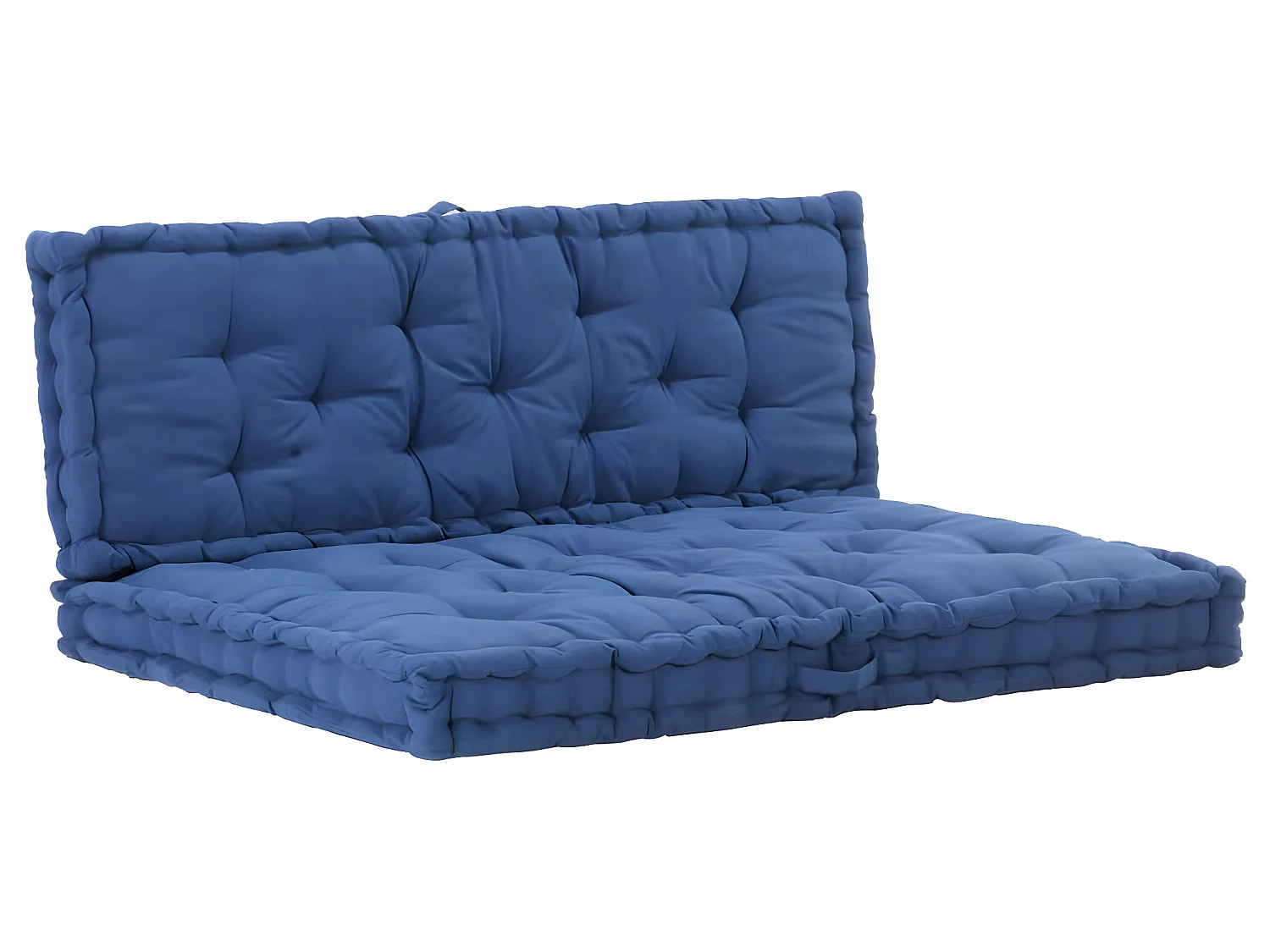 Coussins de palette canapé bleue 120 x 40 x 7 cm DEC021330