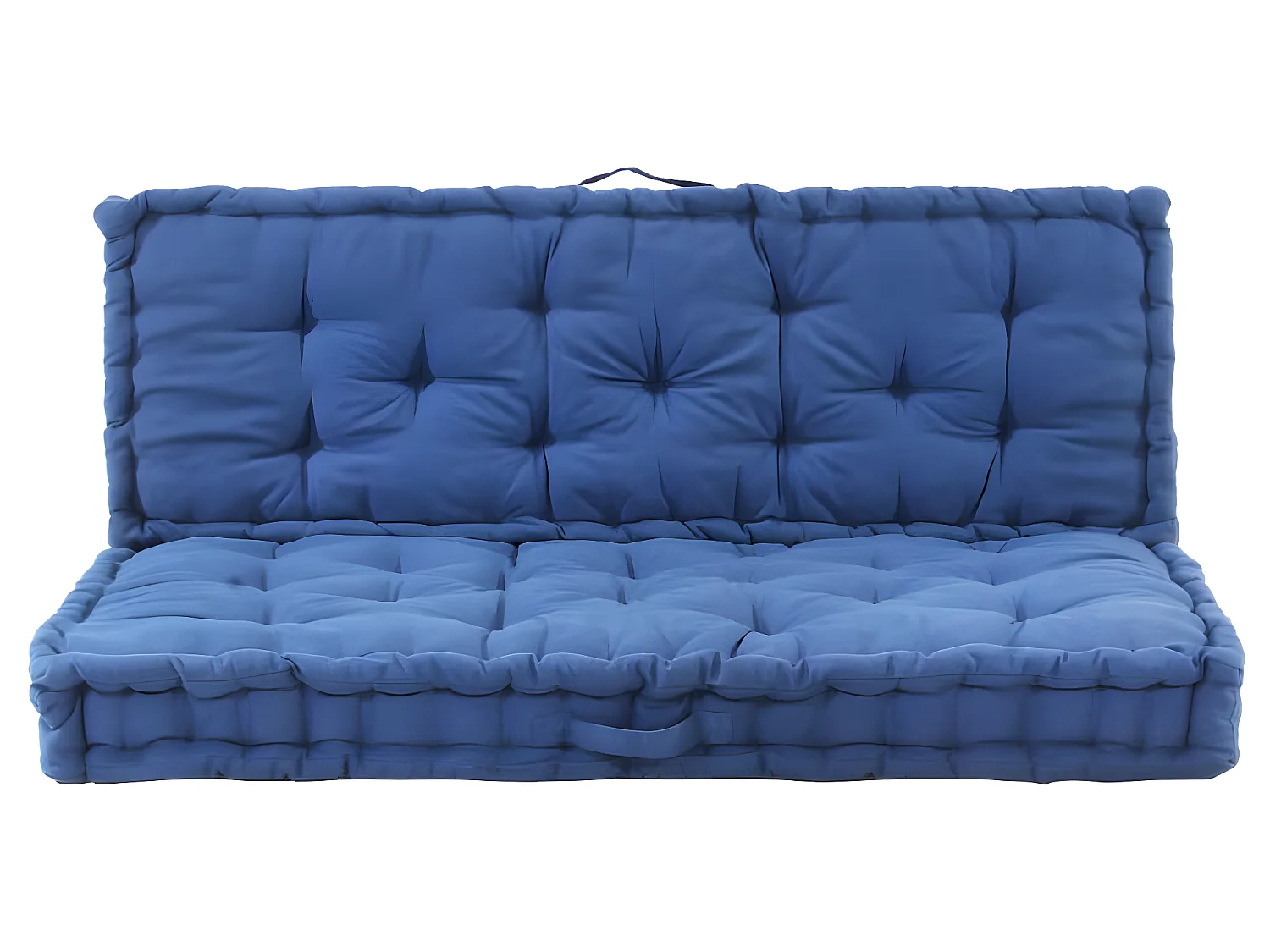 Coussins de palette canapé bleue 120 x 40 x 7 cm DEC021330