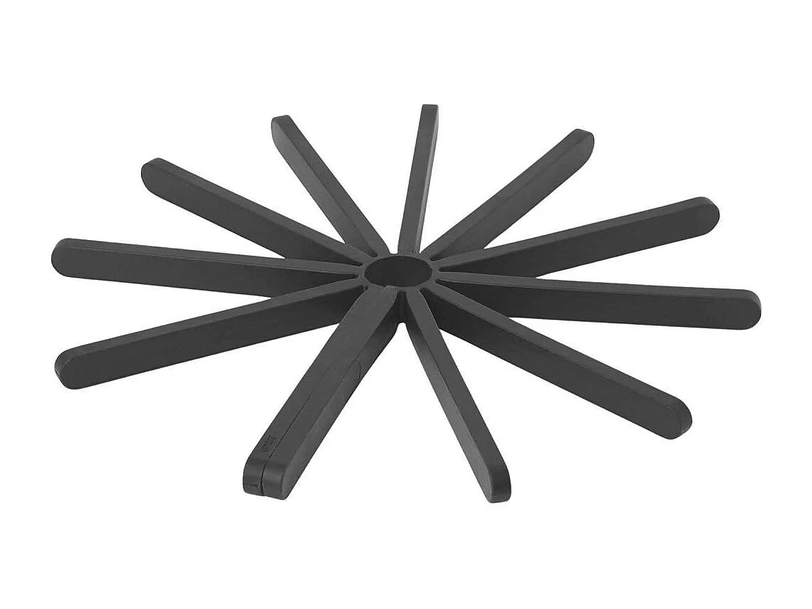 Dessous de plat 2 pièces Fanfare noir