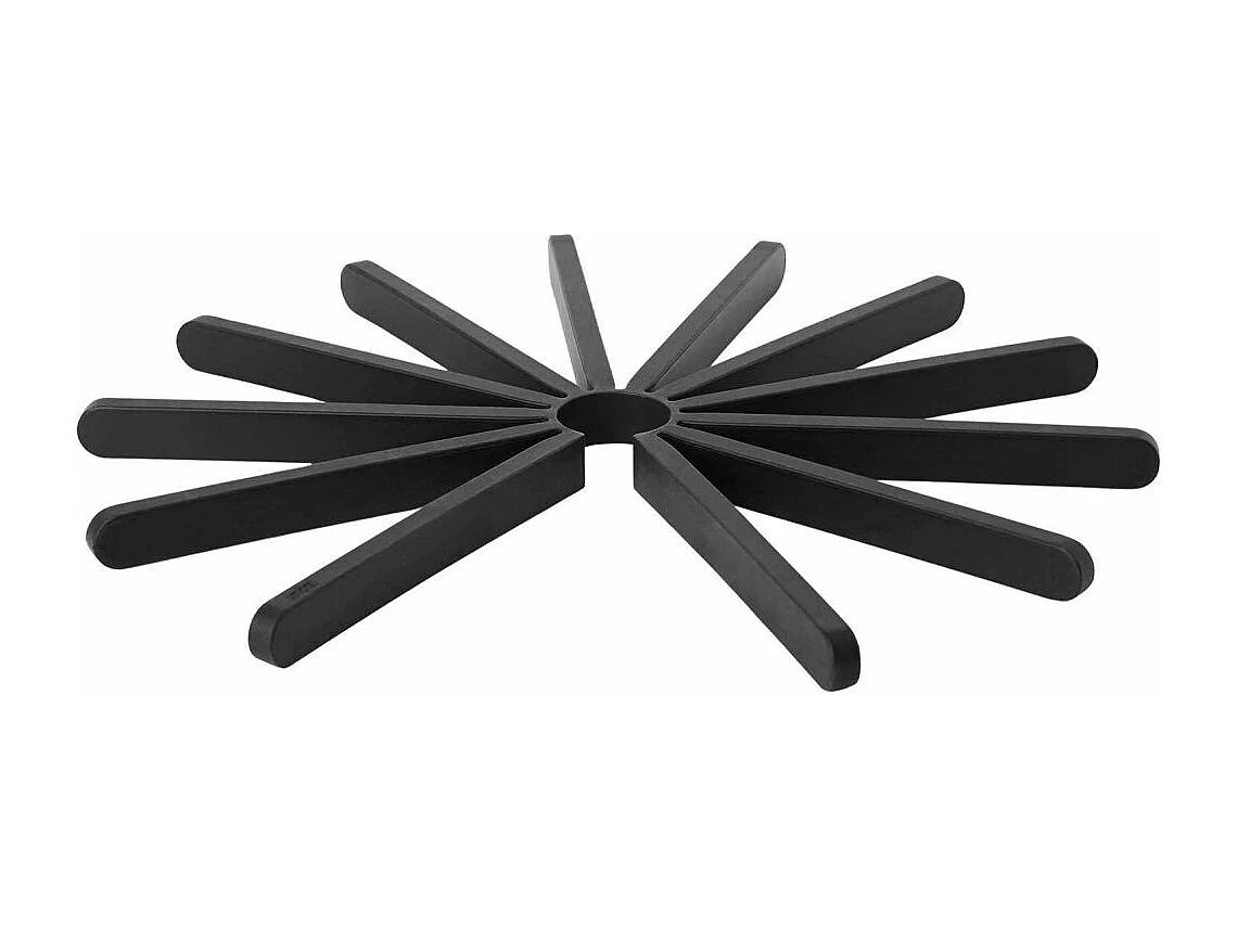 Dessous de plat 2 pièces Fanfare noir