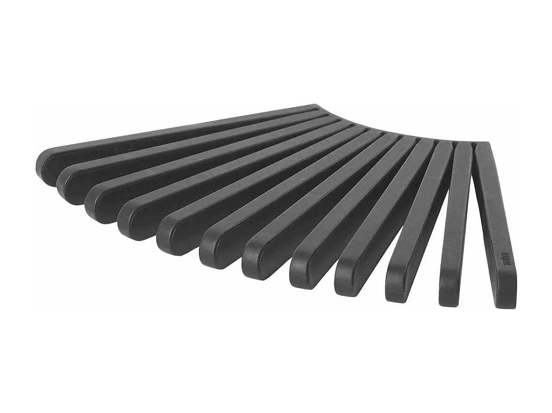 Dessous de plat 2 pièces Fanfare noir