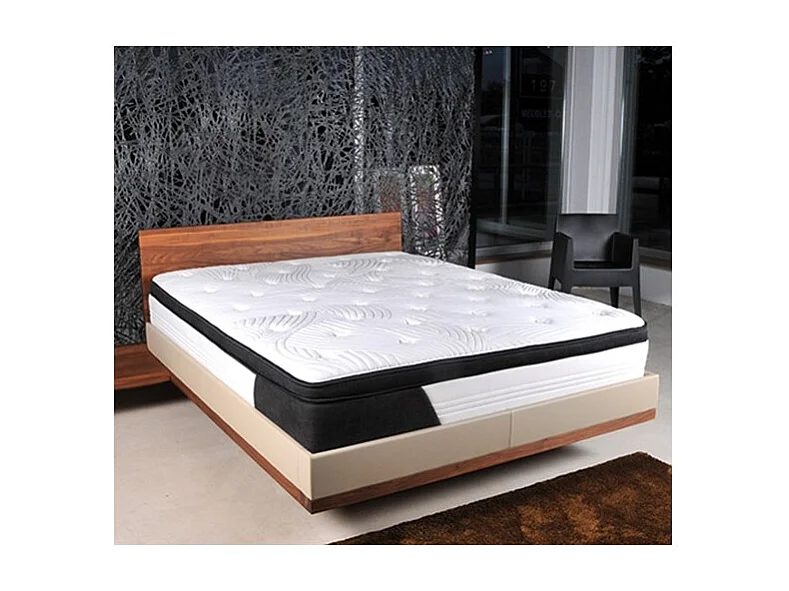 Matelas CASSIE 160x200 cm ressorts et mémoire de forme